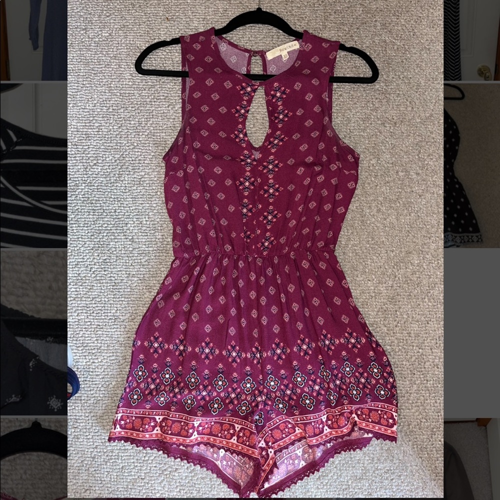 Patterned Romper